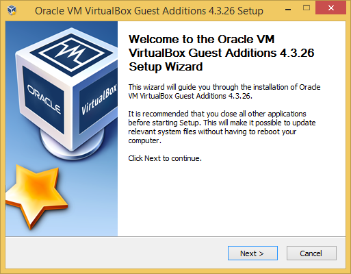 Figure 01: VirtualBox Guest Additions